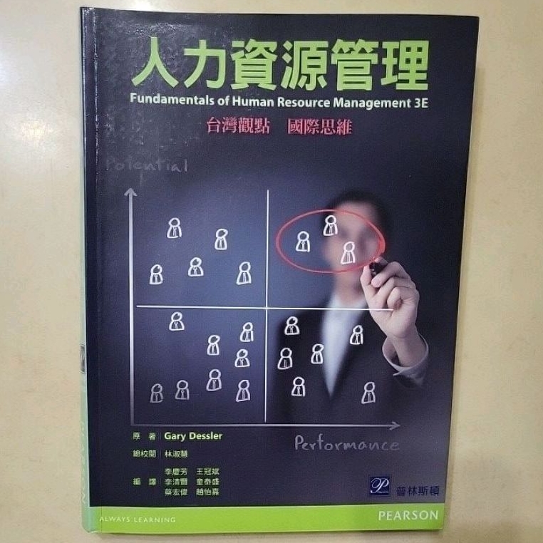 人力資源管理 台灣觀點-國際思維 二手書