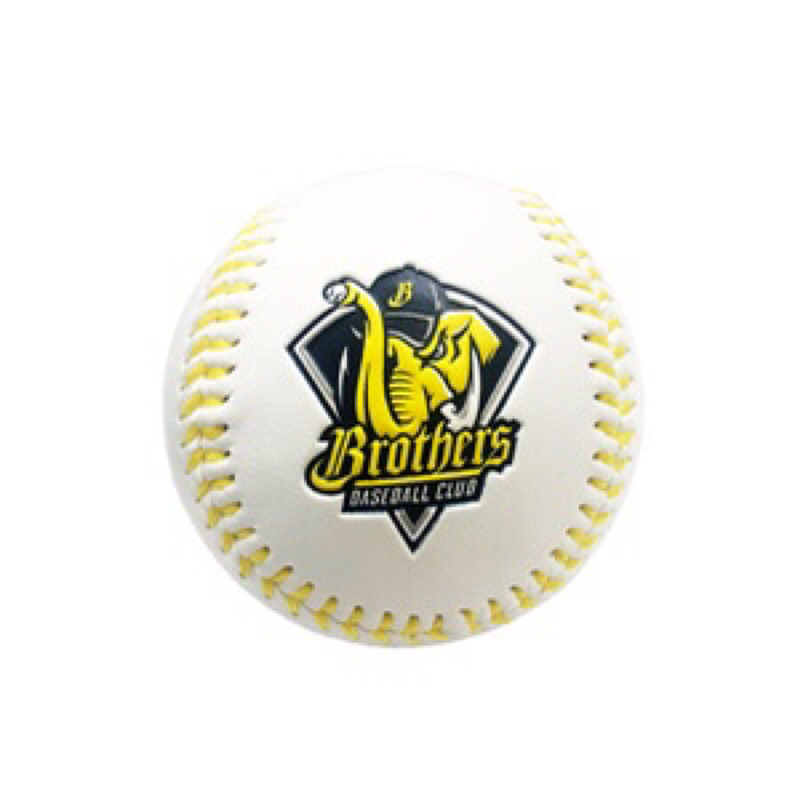 【帝國棒球商城】中信兄弟 logo球 黃色力量紀念球-浮雕猛象