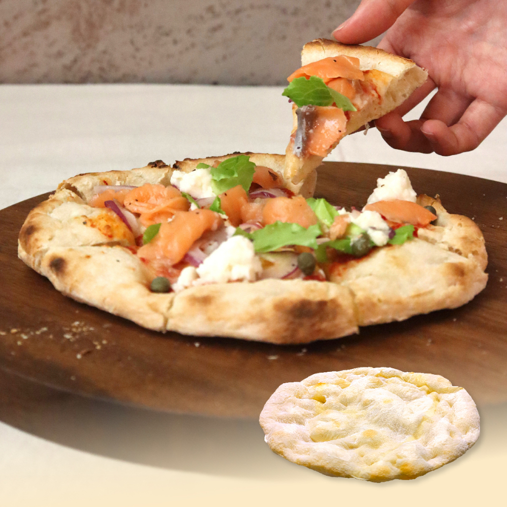 【肥麥莉】10吋圓形羅馬披薩 DIY披薩材料 冷凍披薩皮 薄脆餅皮 單片裝