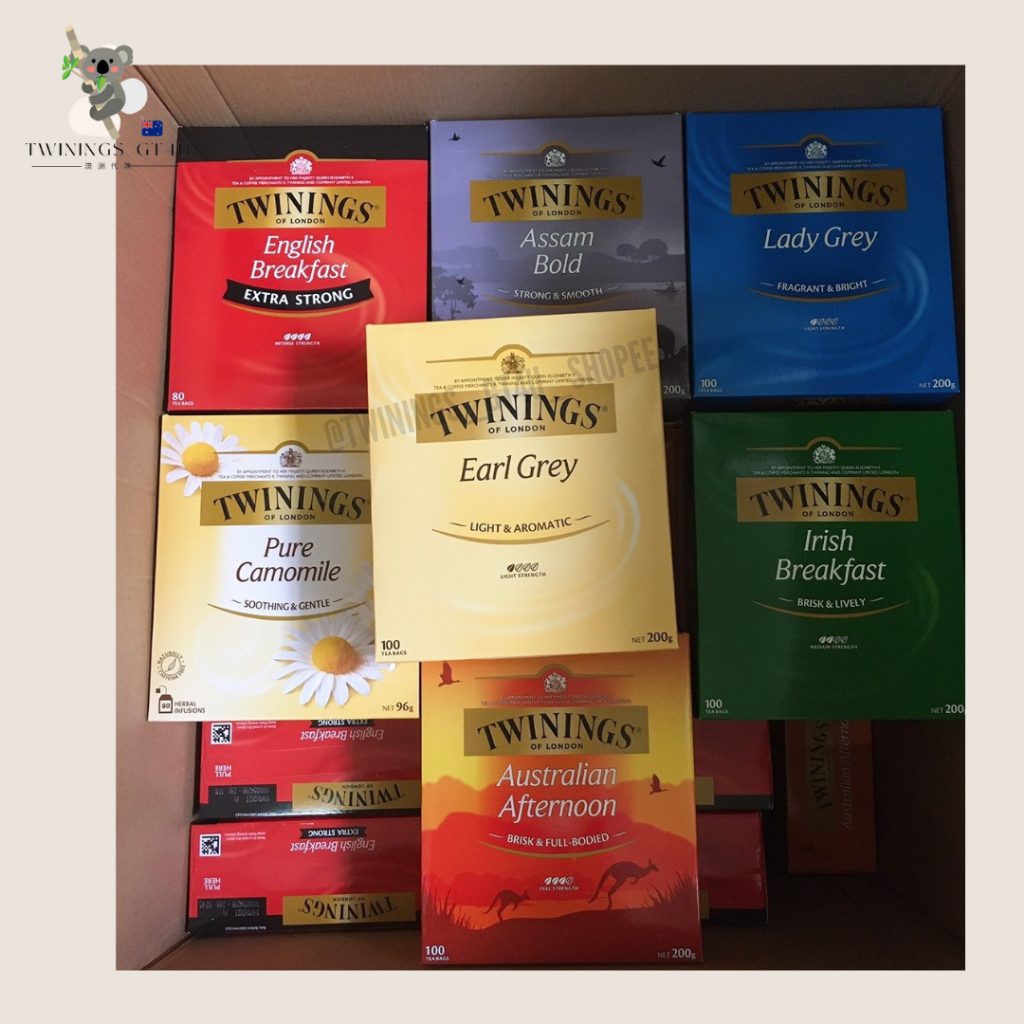 現貨 TWININGS 唐寧 暢銷款 Earl Grey 皇家伯爵 英國早餐100入 /盒 低咖啡因