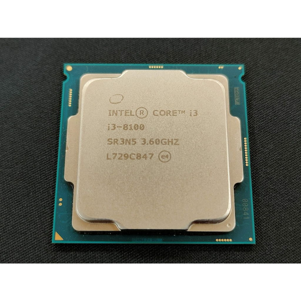 Intel Core I3 8100 3.6G L3 6MB LGA 1151 四核心 四執行緒 八代 CPU
