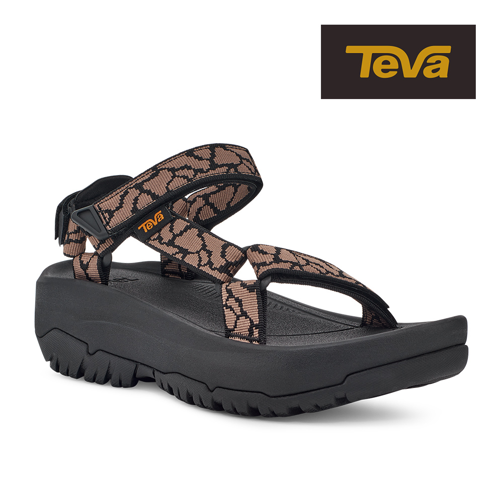 【TEVA】女 Hurricane XLT2 Ampsole 機能運動中厚底涼鞋/雨鞋/水鞋-自然棕(原廠現貨)