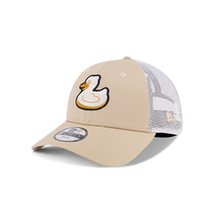 【NEW ERA】MLB小聯盟 大童帽 9FORTY 網帽 阿爾伯克基同位素 奶茶色 鴨子【ANGEL NEW ERA】