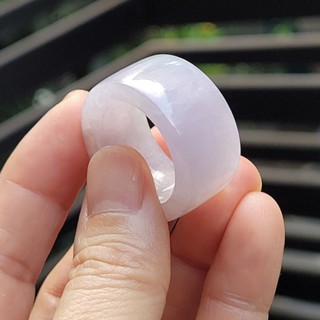 嗨，寶貝銀飾珠寶* 緬甸玉A貨 翡翠飾品☆保證A貨 冰糯種 紫羅蘭翡翠 版指玉戒 戒指☆10-14
