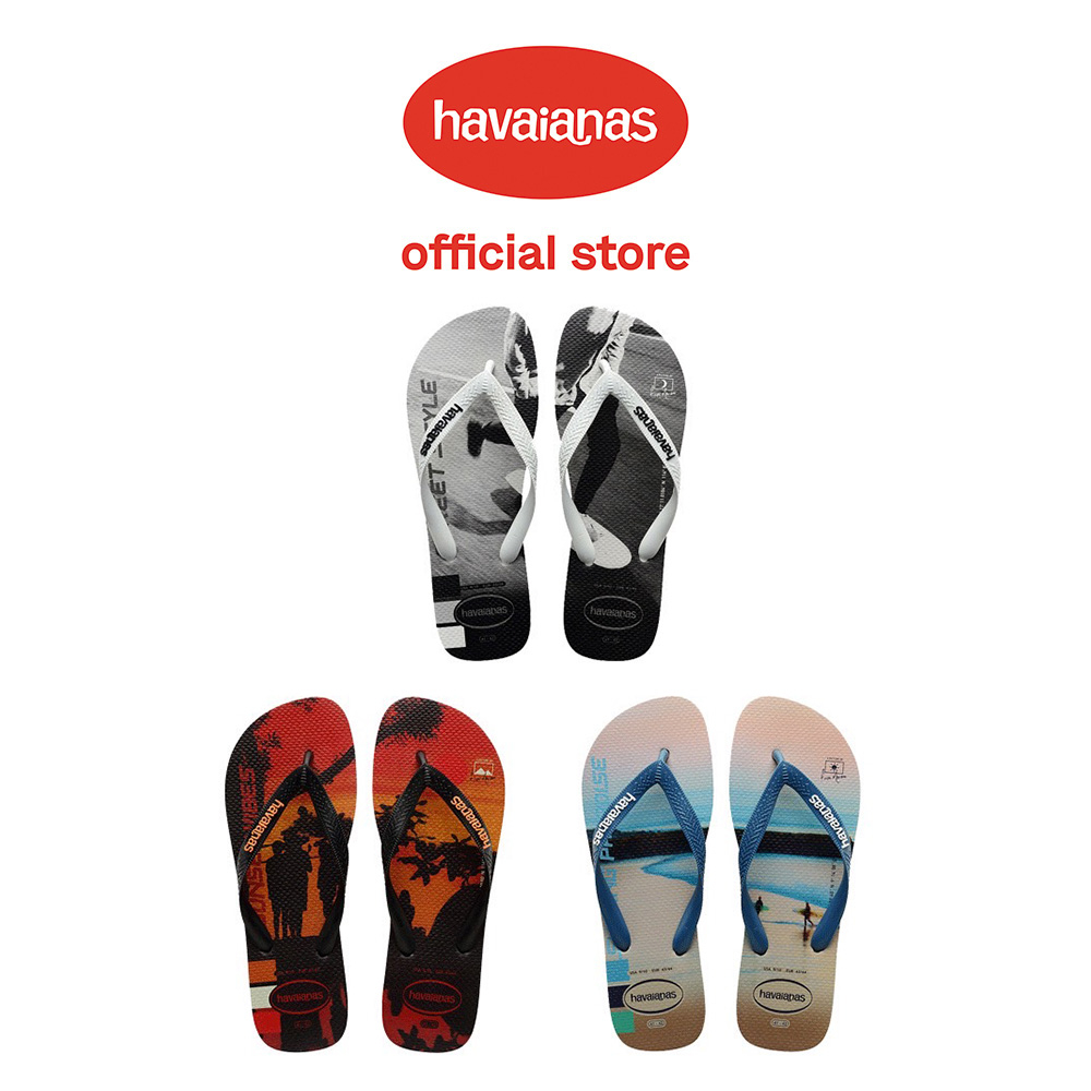 Havaianas哈瓦仕 Hype 夕陽 騎車 滑板剪影 攝影系列 男鞋 拖鞋 夾腳拖 共3款