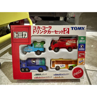 全新日版現貨絕版限量稀有 Tomica 多美 小汽車 模型車 可口可樂 爽健美茶 套組盒組 Coca Cola 爽健美茶