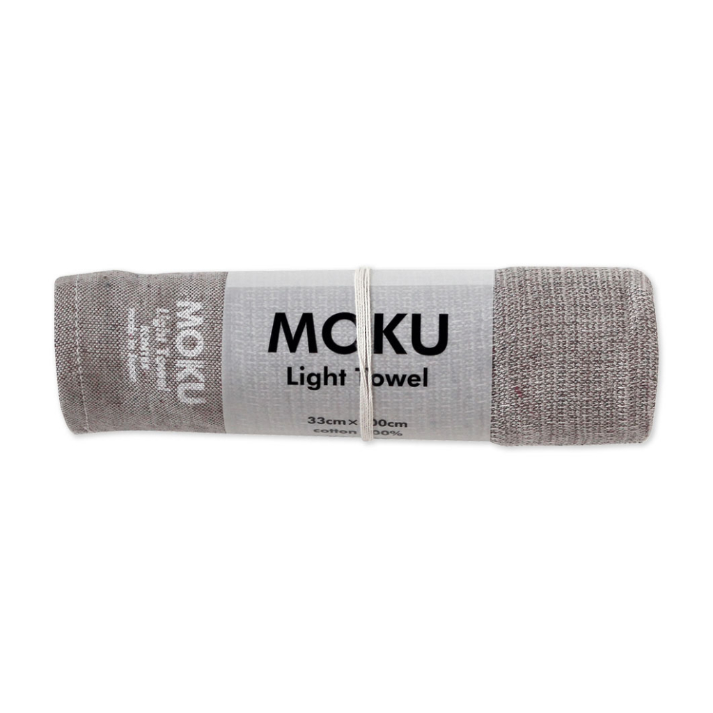 【Moku】日本製輕量毛巾- M Size - 灰色
