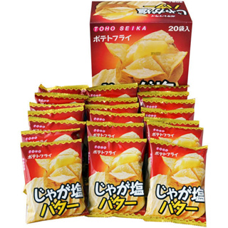 日本 東豐 洋芋片 奶油鹽味 薯片 馬鈴薯片 20包 家庭號 拜拜零食 TOHO SEIKA 團購 天母
