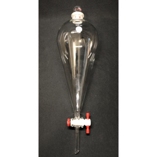 SWR梨型分液漏斗 TF栓/玻璃蓋 1000ml #SYNTHWARE#隨貨附電子發票 可打統編
