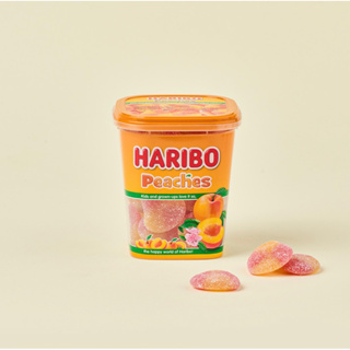 HARIBO軟糖 哈瑞寶桶裝軟糖 [現貨供應24小時寄出]水蜜桃口味(175g/桶)