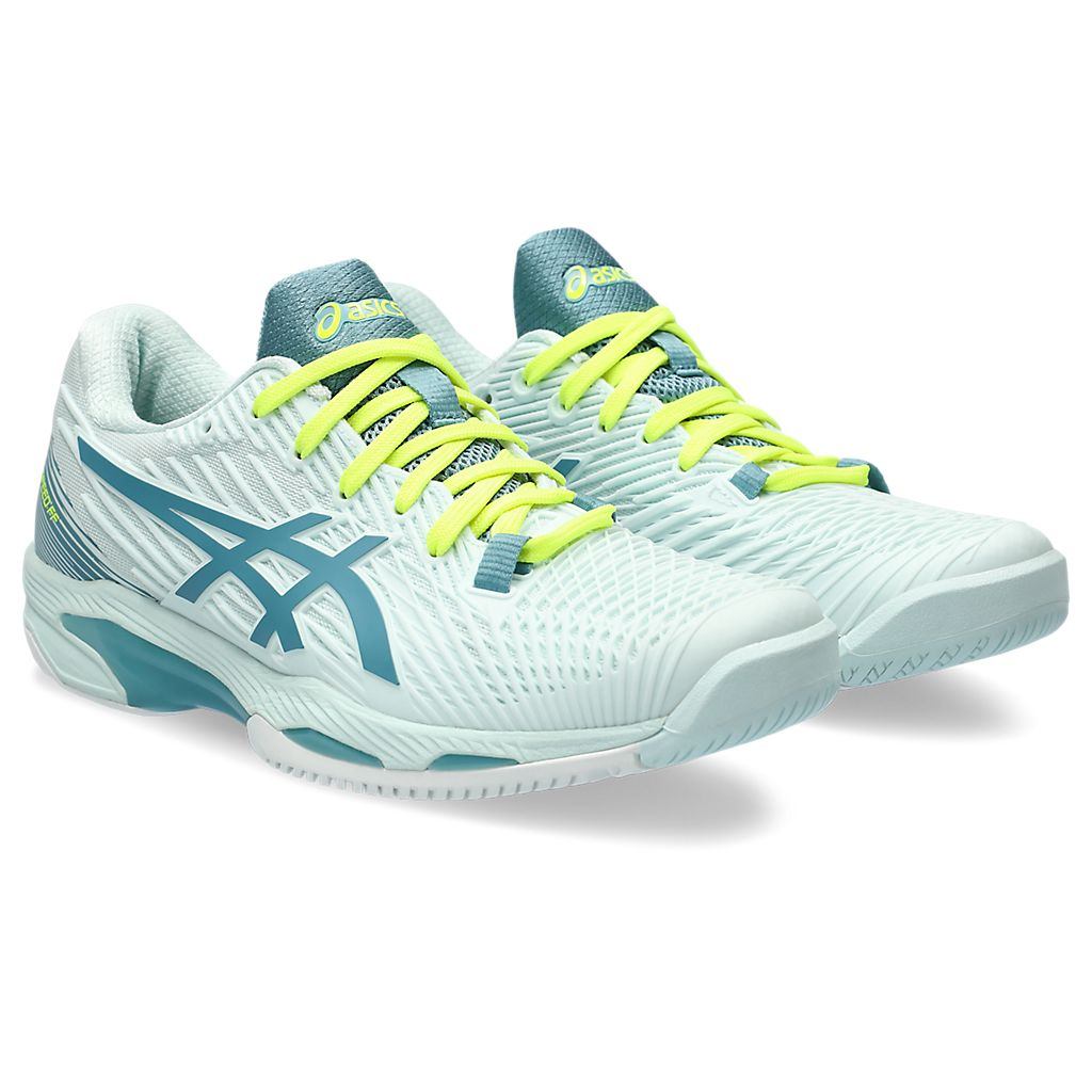 [Asics]23 SolutionSpeed ff2淺/綠 女款 網球鞋 1042A136-405「天晴體育用品社」