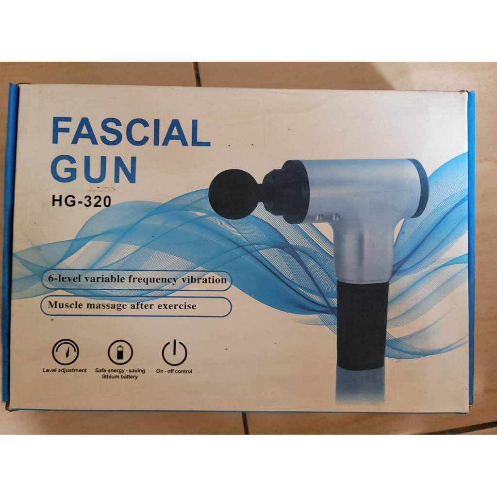 筋膜槍 運動按摩 放鬆緊張的肌肉-深層肌肉筋膜震動按摩槍 FASCIAL GUN HG320