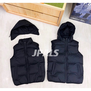 【JPALS】 現貨秒發 超保暖🔥 輕量 禦寒 機能 鋪棉背心 連帽背心 帽子可拆 防潑水 霧面 消光黑