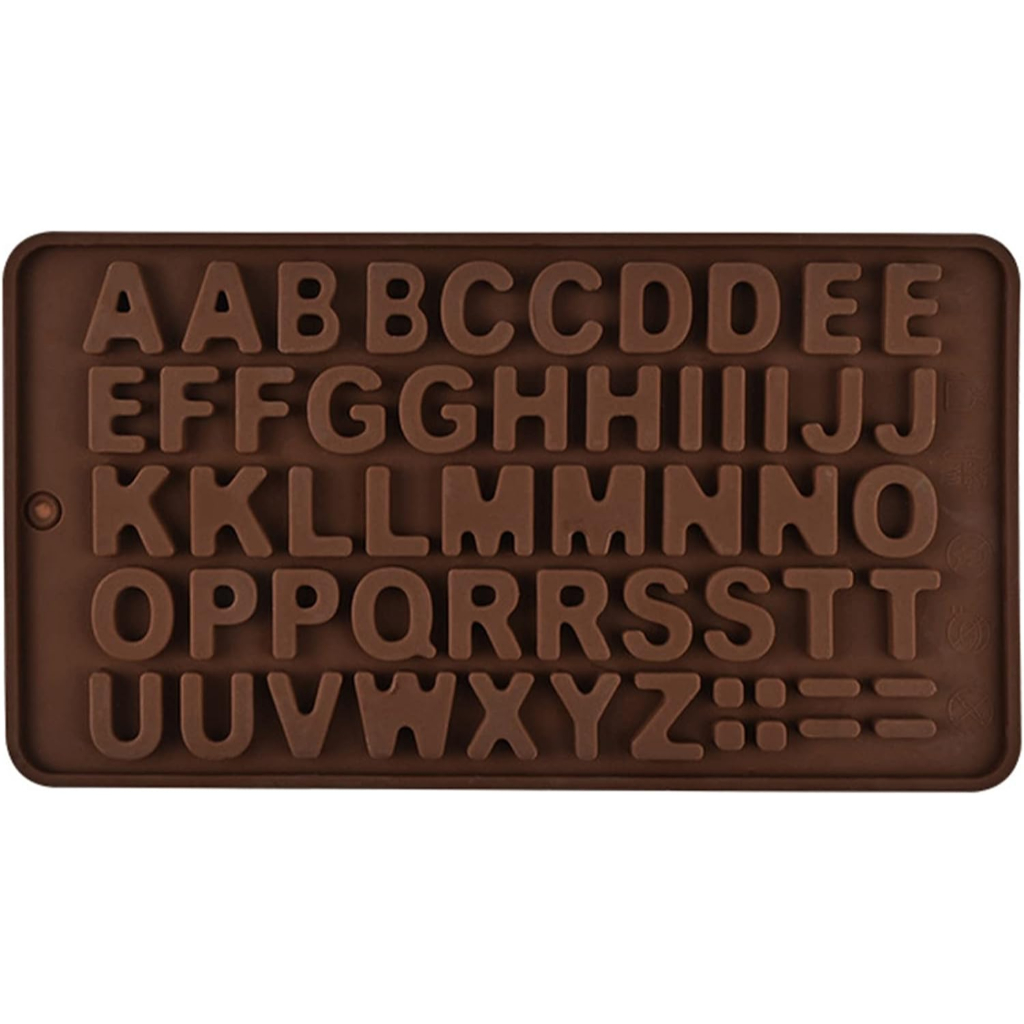 ABCD英文字母 造型巧克力矽膠模 巧克力 糖果 果凍 冰塊 冰盤 手工皂 迷你巧克力 蛋糕裝飾 烘焙用具