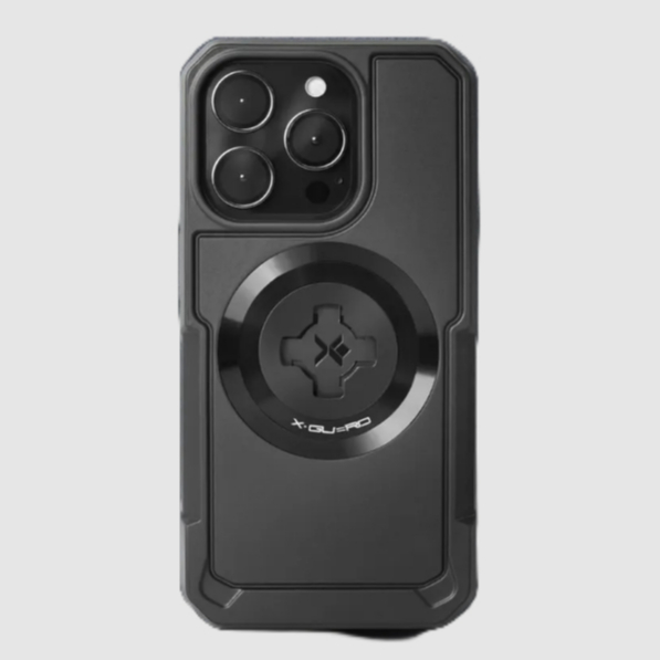 Intuitive Cube X-Guard iPhone 15 無限軍規快扣手機殼 霧面黑 全系列 手機架 手機殼