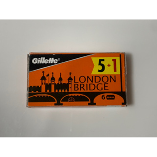 吉列 Gillette LONDON BRIDGE 倫敦 印度製 刮鬍 剃須刀片 傳統刮鬍 老式刮鬍 雙面刀片 DE刀片