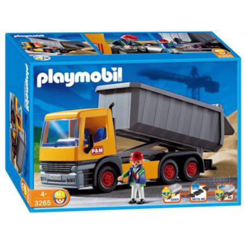 Playmobil 摩比 絕版品 3265 砂石車