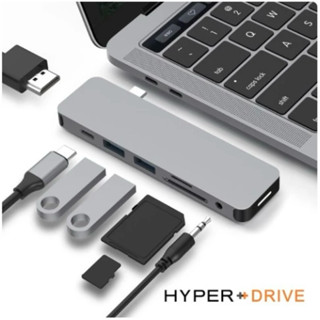 HyperDrive 7-in-1 USB-C Hub-銀