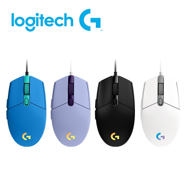 【喬格電腦】Logitech 羅技 G102 RGB 炫彩遊戲滑鼠(二代)
