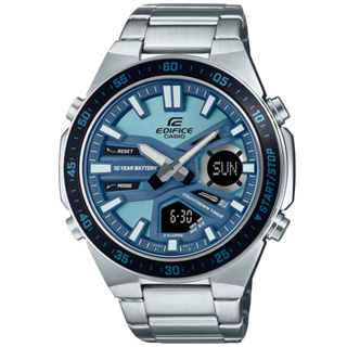 CASIO 卡西歐 EDIFICE 立體雙顯計時腕錶 46.9mm / EFV-C110D-2B