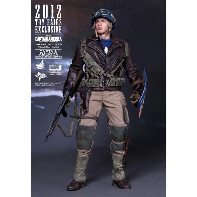 全新 野獸國 Hot Toys MMS180 美國隊長 二戰 救援裝束 非 MMS156 MMS174 MMS536