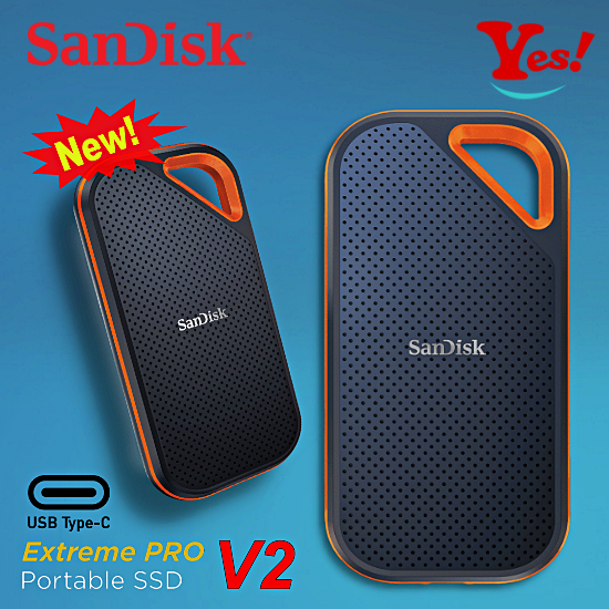 【Yes！展碁公司貨】SanDisk Extreme Pro V2 SSD Type-C 2TB 1TB 行動 固態硬碟