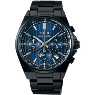 甜甜價 SEIKO精工 CS系列 設計計時腕錶-藍 41mm(8T63-01T0U/SBTR035J)