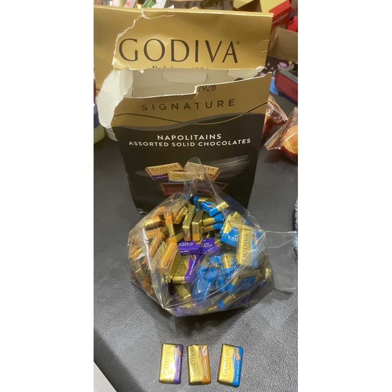 第一賣埸現貨拆賣1片10元（綜合出貨）Godiva醇享系列綜合巧克力薄片445公克三種口味#1112955