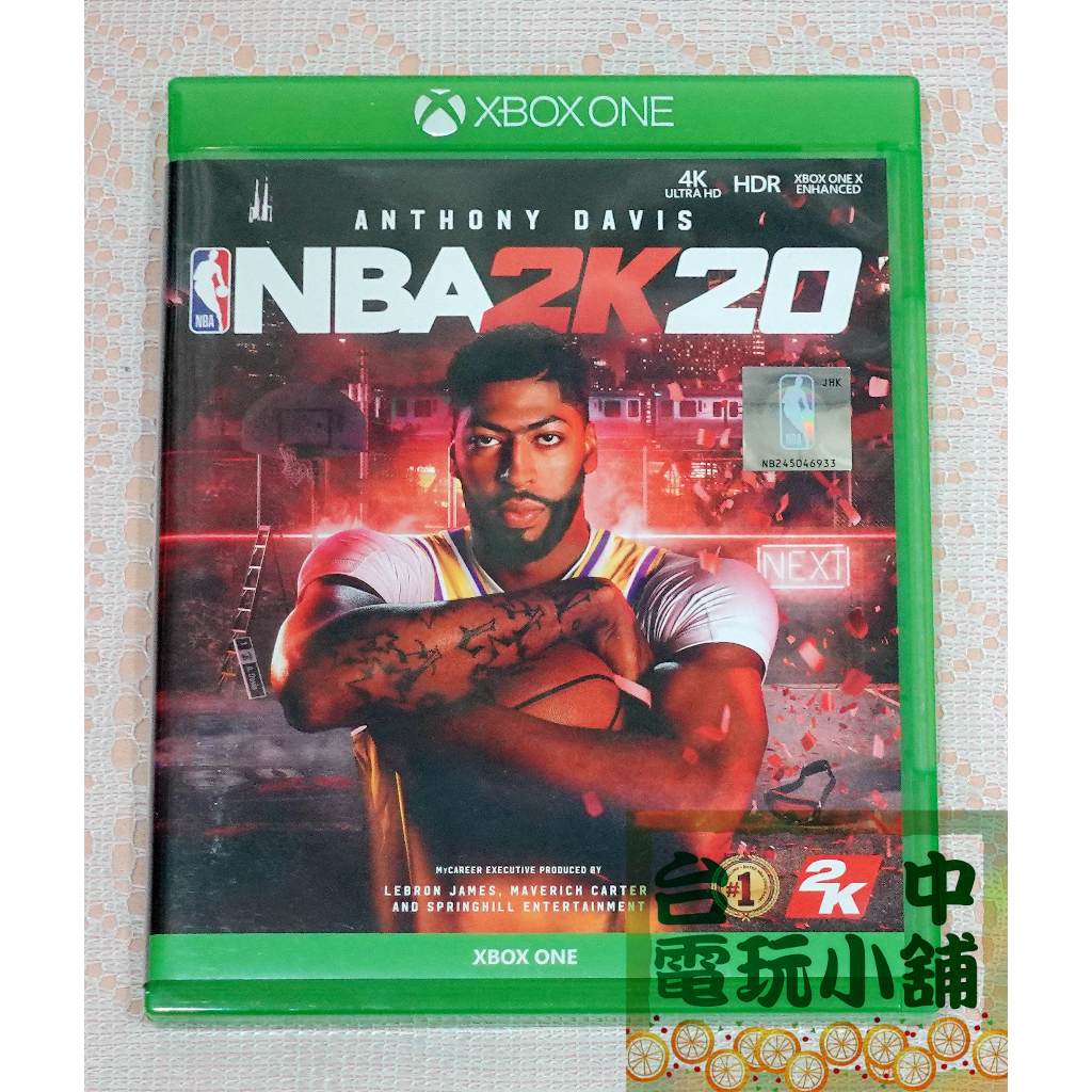 ◎台中電玩小舖~XBOX ONE原裝遊戲片~美國職業籃球 NBA 2K20 中文版 ~350