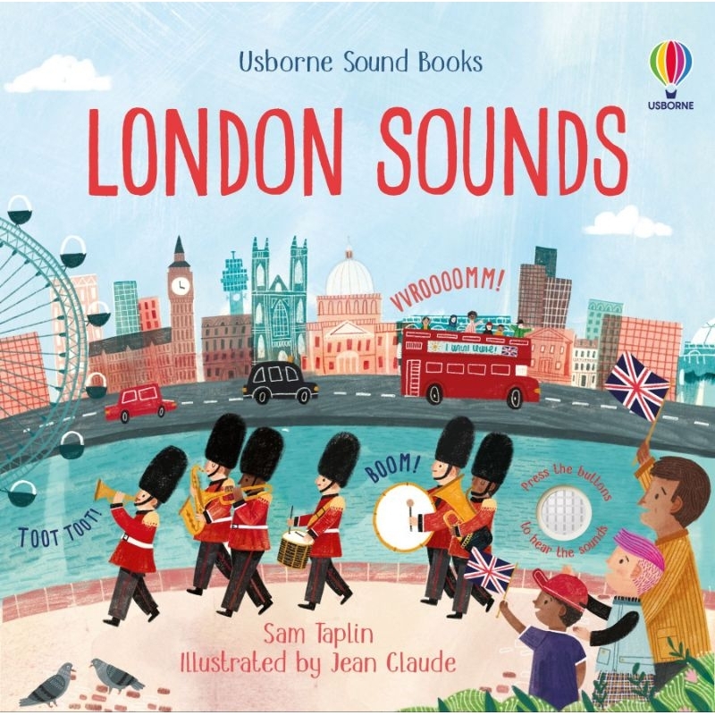 英國Usborne 新款倫敦 有聲音效書 London Sounds叮叮咚咚音樂會