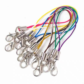 diy飾品配件，龍蝦扣，手機掛繩，彩色手機鏈，飾品鑰匙扣掛件繩