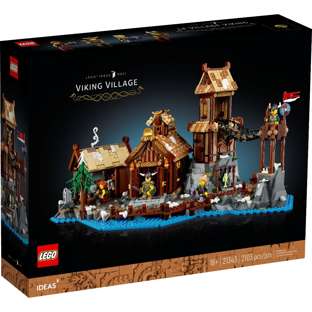 【群樂】建議選郵寄 盒組 LEGO 21343	Viking Village 維京島