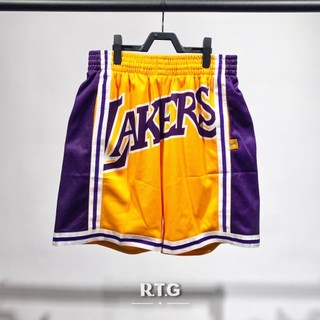 【RTG】Mitchell & Ness BIG FACE SHORTS 短褲 球褲 湖人 MN22ASH01LALY