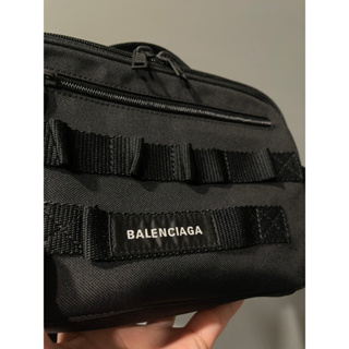 （已售出）巴黎世家Balenciaga ARMY 黑色斜背包 側背包