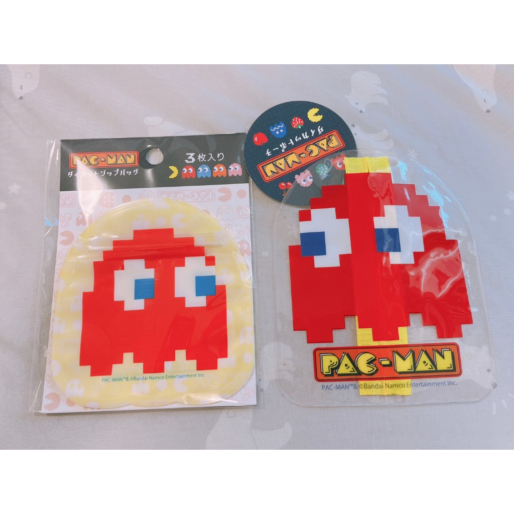【日本帶回】小精靈 PAC-MAN 零錢包 收納袋 夾鏈袋