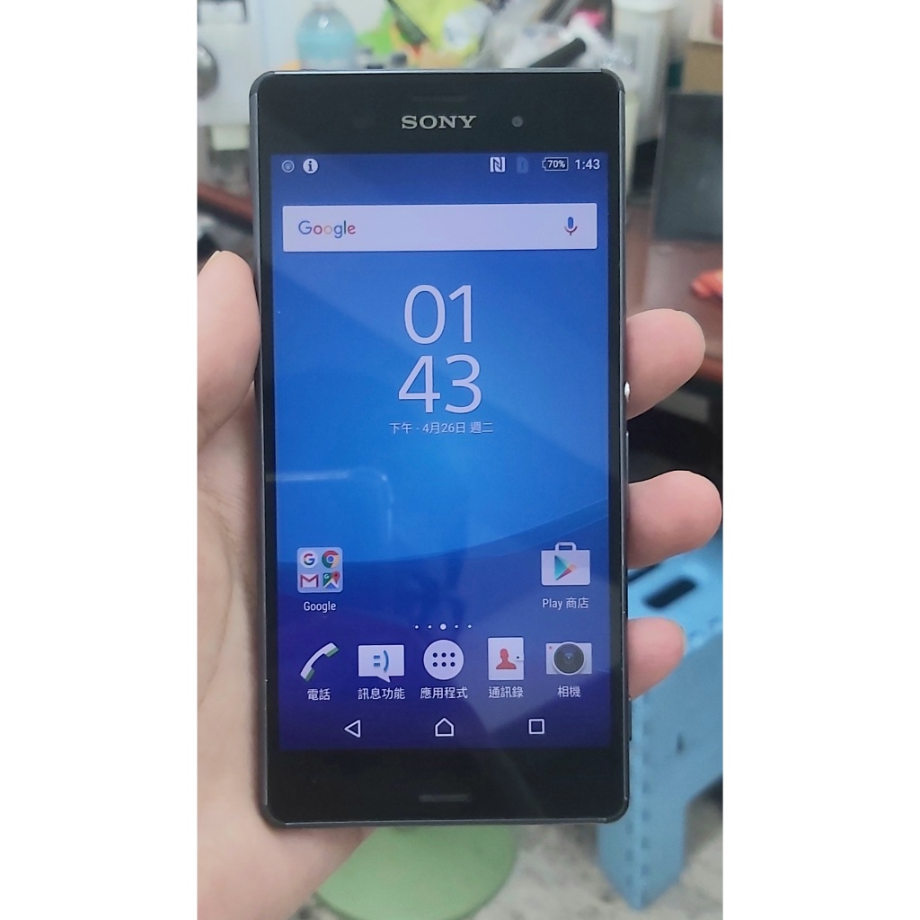 中古良品 二手 Sony Xperia Z3 D6653 3GB 16GB 黑色 4G LTE Android