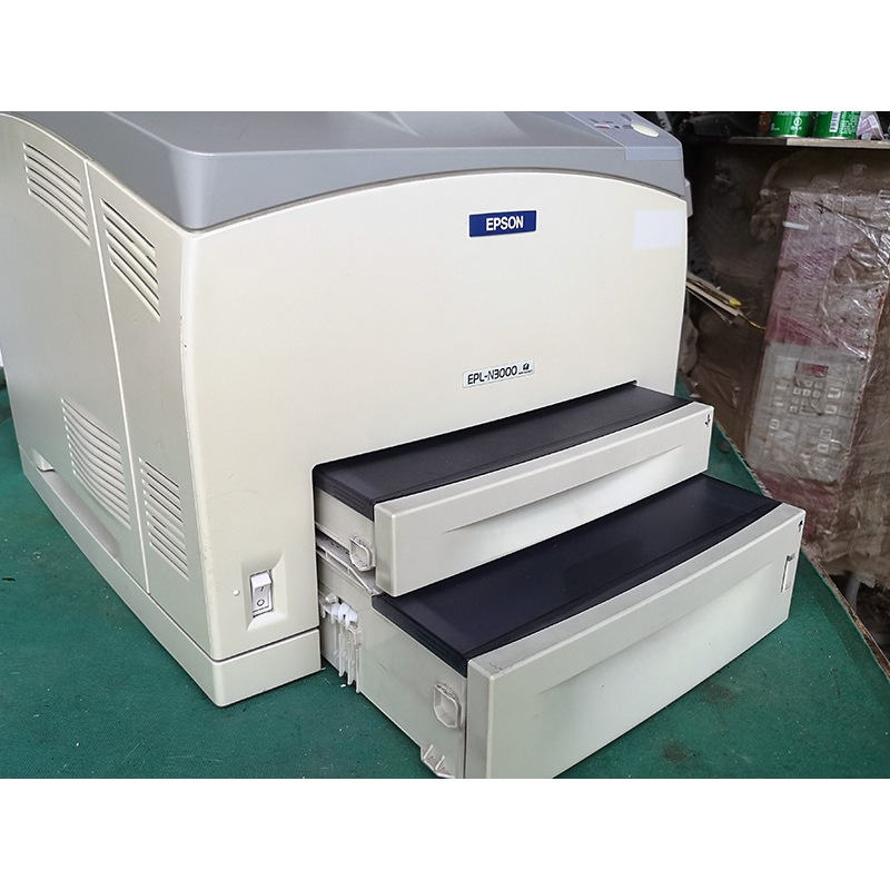 二手EPSON EPL-N3000 黑白雷射印表機，擴充雙面列印