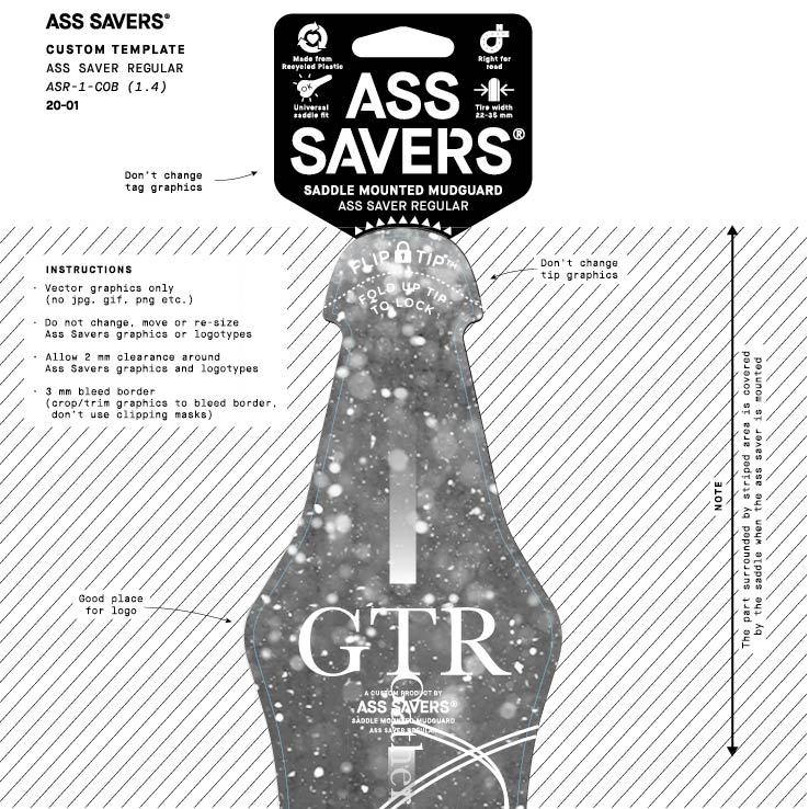GTR Ass Saver 公路車擋泥板