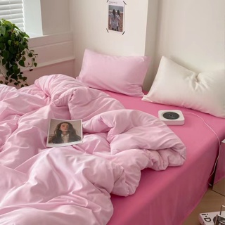 公主系列★童話風格★ 雙人床包加大床包 裸睡 被套 三件組 四件組 枕頭套 大版印花 床罩床單 床包