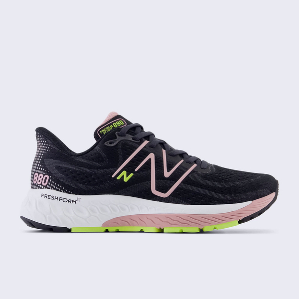 NEW BALANCE FRESH FOAM 慢跑鞋 寬楦 黑莓紅 黑粉 軟底舒適 女版 W880Y13【X-YI】