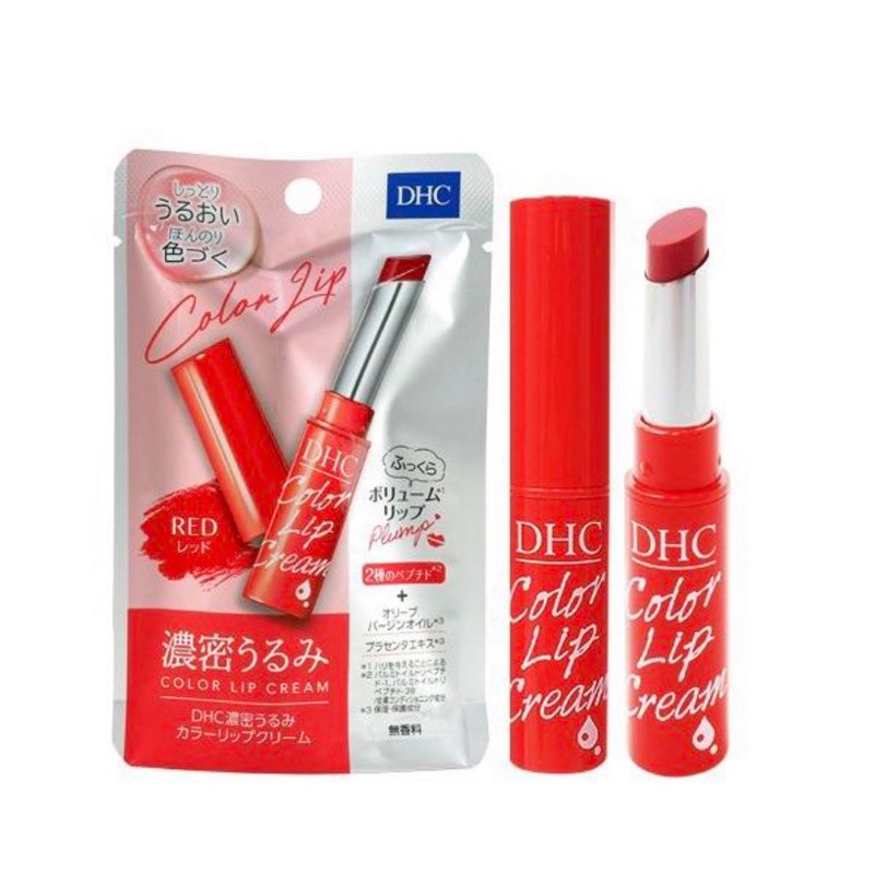 DHC 濃密保濕潤色護唇膏 紅色 日本購入 全新