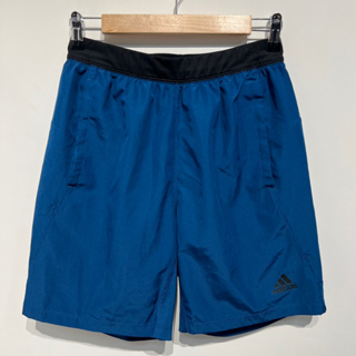 老麥嚴選 Adidas 愛迪達 休閒運動短褲 藍綠色 二手 男生M號 27.28.29吋 CJ0114