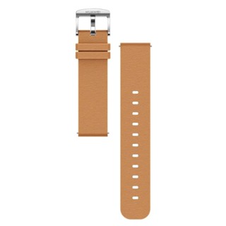 【全新品 包裝已拆】HUAWEI 原廠 Watch GT2 42mm 真皮皮革錶帶 - 卡其色