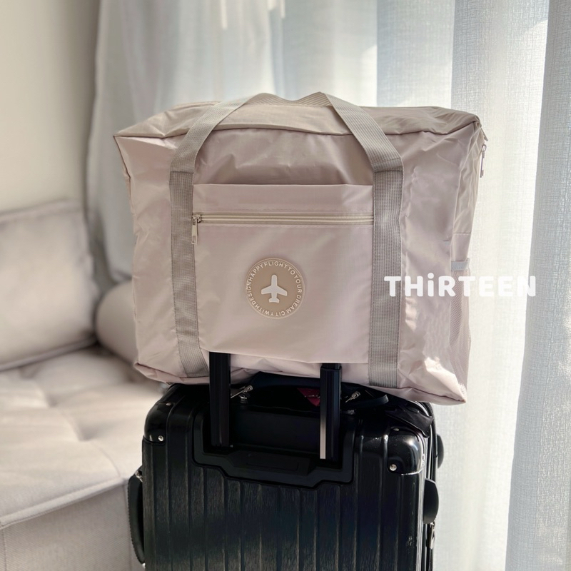 THiRTEEN拾叁家居◖加厚款旅行登機包 行李袋 拉桿包 旅行袋 手提袋 收納包