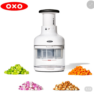 OXO 好好壓切碎器 切蒜器 切菜器 可拆洗 可切堅果 (適用洗碗機)