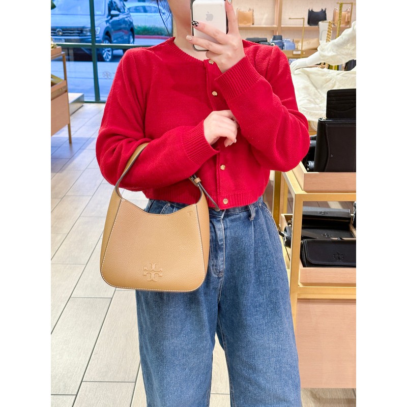 【預購】美國代購 🇺🇸 Tory Burch TB 新品 Thea 皮革 手提包 Hobo 菜籃包 菜籃子