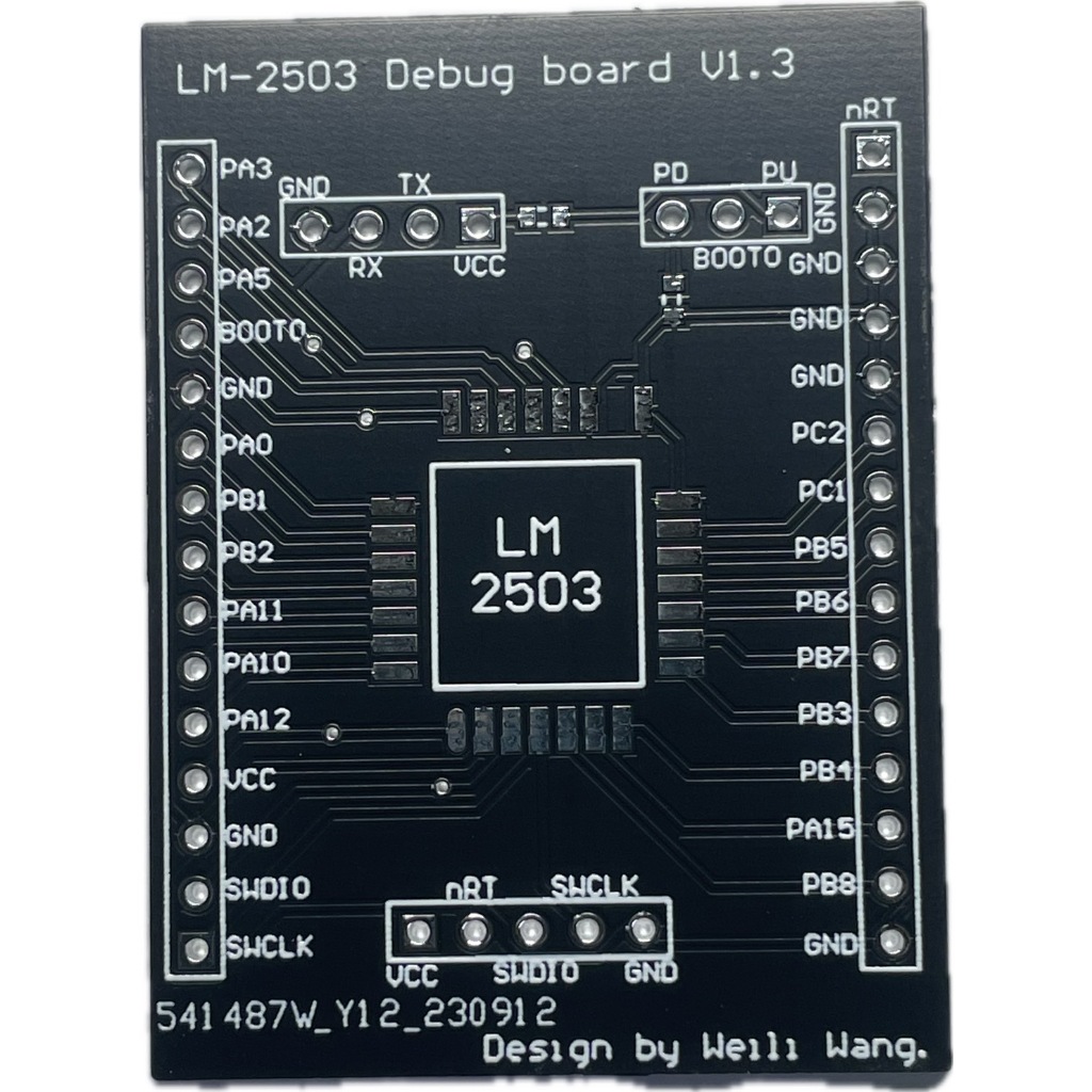 LM2503 LoRa 模塊轉接板.