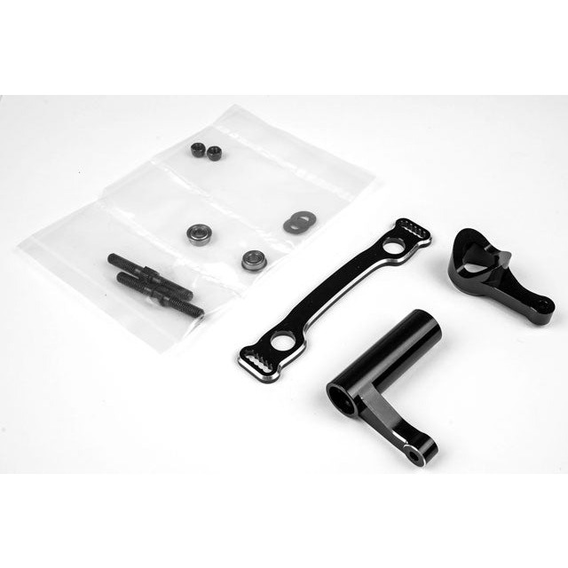 亞丁RC HONG NOR X3S-44 AL X3-GT用改裝全鋁合金新式轉向組(鴻諾)