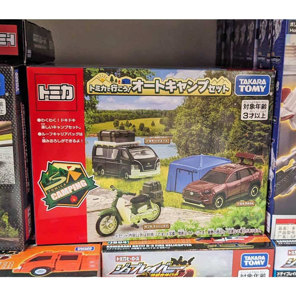 全新🌸【TAKARA TOMY】 多美 RAV4 Super Cub 豐田海獅 露營 車組 3台帳篷SET組 小汽車