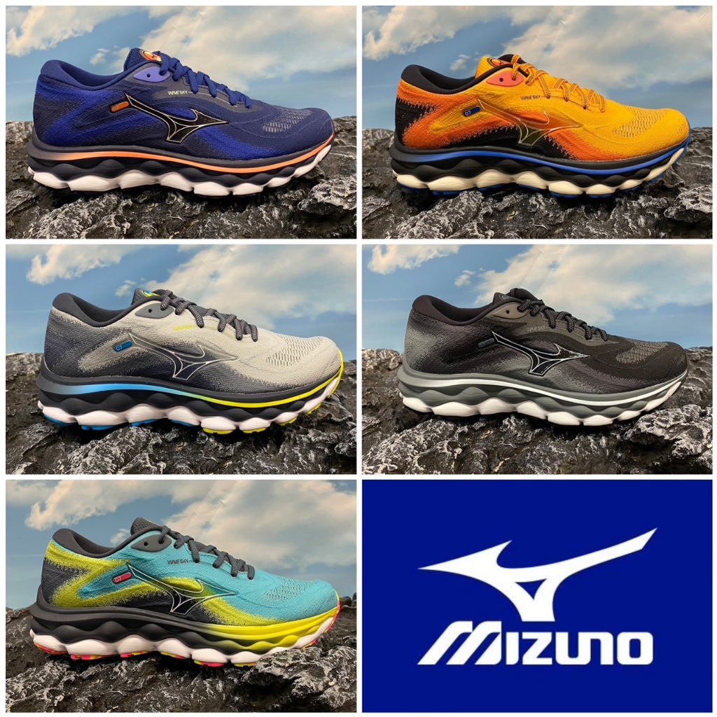 MIZUNO WAVE SKY 7 寬楦 男慢跑鞋  J1GC230204 205 J1GC231101 102